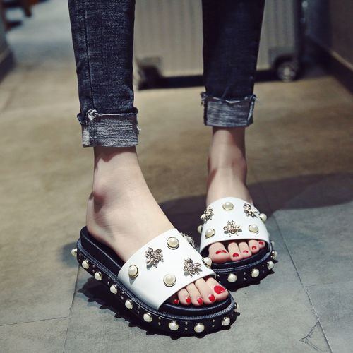 Sandales femme en PU - semelle caoutchouc Ref 2672230