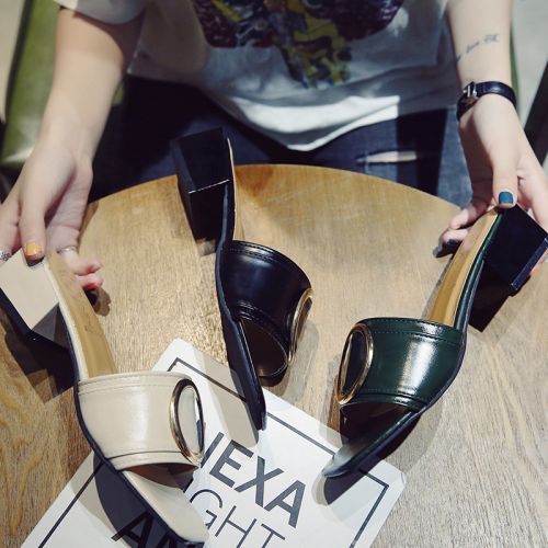 Sandales femme en PU - semelle caoutchouc Ref 2672241