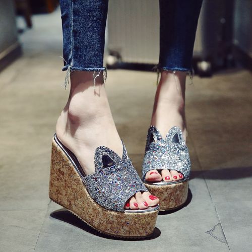 Sandales femme en PU - semelle caoutchouc Ref 2672244