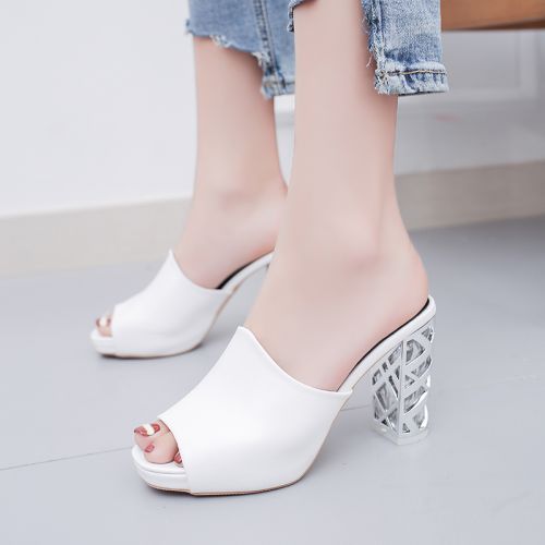 Sandales femme en PU - semelle caoutchouc Ref 2672251