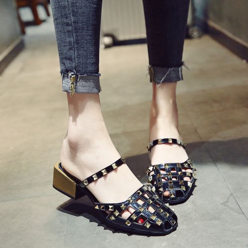 Sandales femme en PU - semelle caoutchouc Ref 2672275