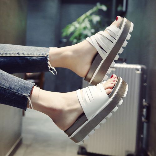 Sandales femme en PU - semelle polyurethane Ref 2672306