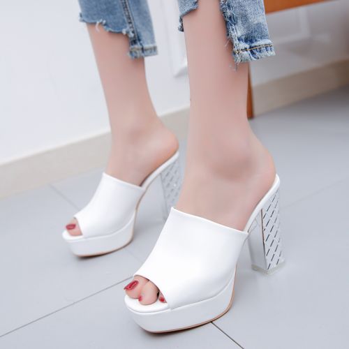 Sandales femme en PU - semelle caoutchouc Ref 2672316