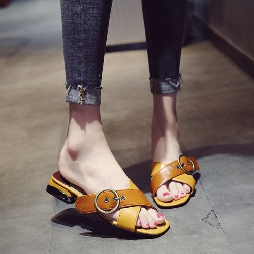 Sandales femme en PU - semelle caoutchouc Ref 2672326