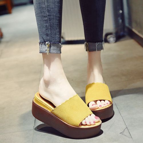 Sandales femme en Daim - semelle polyurethane Ref 2672327