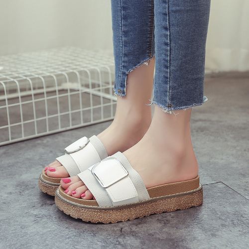 Sandales femme en Daim - semelle polyurethane Ref 2672336