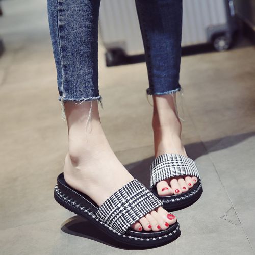 Sandales femme en PU - semelle caoutchouc Ref 2672354