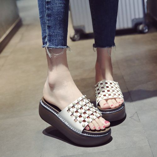 Sandales femme en PU - semelle polyurethane Ref 2672356