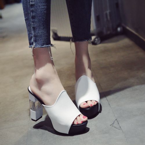 Sandales femme en PU - semelle caoutchouc Ref 2672376