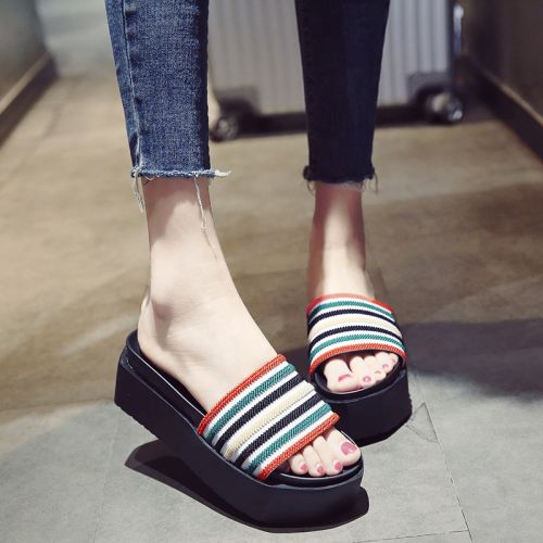 Sandales femme en tissu - semelle polyurethane Ref 2672379