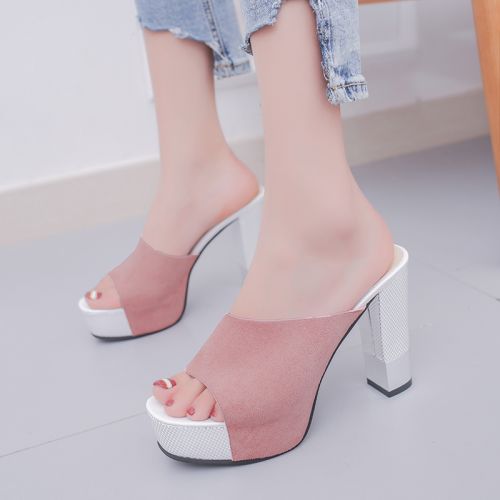 Sandales femme en PU - semelle caoutchouc Ref 2672405