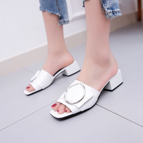 Sandales femme en PU - semelle caoutchouc Ref 2672406