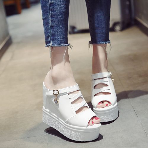 Sandales femme en PU - semelle polyurethane Ref 2672408