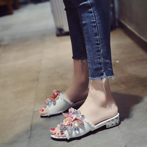 Sandales femme en PU - semelle caoutchouc Ref 2672411