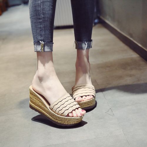 Sandales femme en PU - semelle caoutchouc Ref 2672423