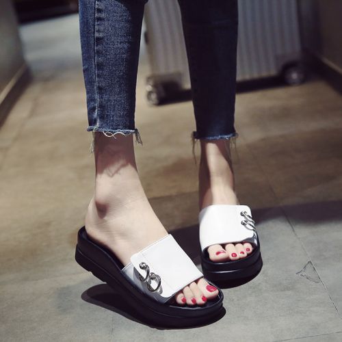 Sandales femme en PU - semelle caoutchouc Ref 2672438