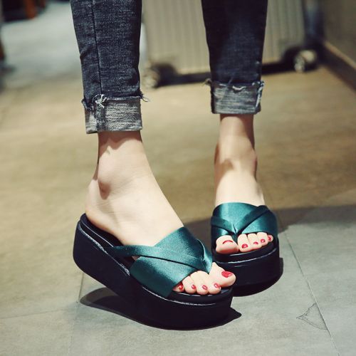 Sandales femme en tissu - semelle polyurethane Ref 2672469