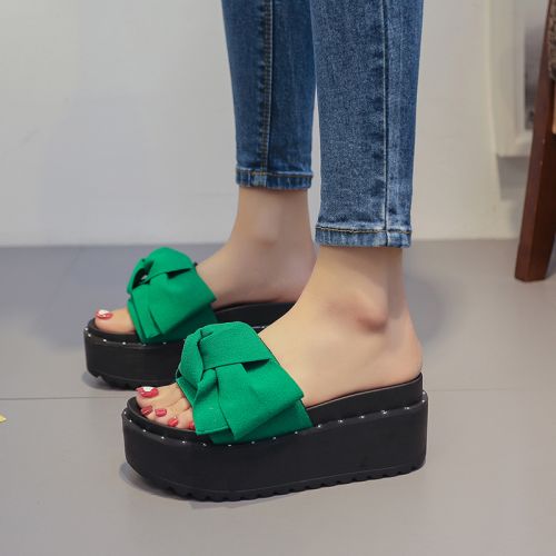 Sandales femme en tissu - semelle polyurethane Ref 2672471