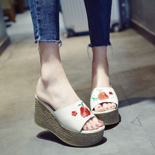 Sandales femme en Daim - semelle polyurethane Ref 2672517