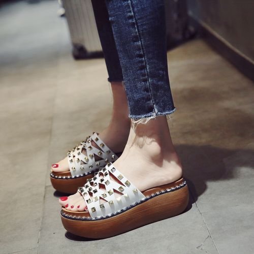 Sandales femme en PU - semelle polyurethane Ref 2672525