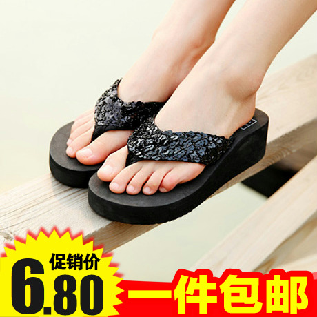 Sandales femme en tissu paillete - semelle mousse Ref 2672535