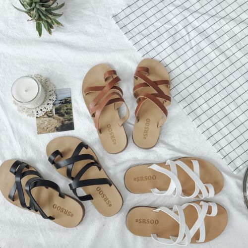 Sandales femme en couche de cuir premiere - Ref 2672541