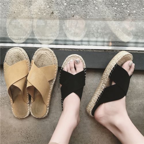 Sandales femme en Daim - semelle caoutchouc Ref 2672546