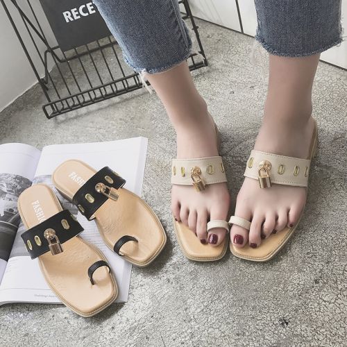Sandales femme en PU - semelle caoutchouc Ref 2672559