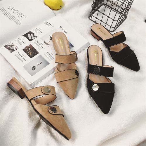 Sandales femme en Daim - semelle caoutchouc Ref 2672561