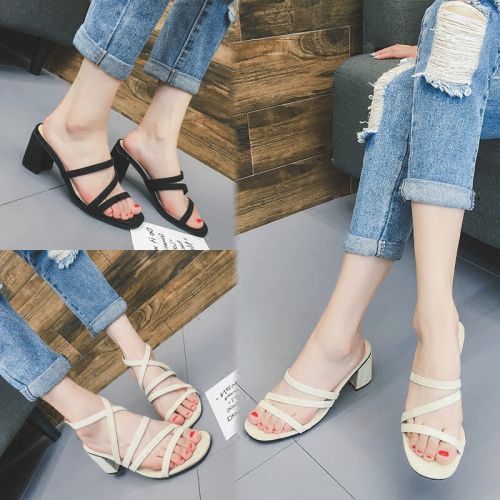 Sandales femme FURREZIO en fibre superfine - semelle caoutchouc Ref 2672741
