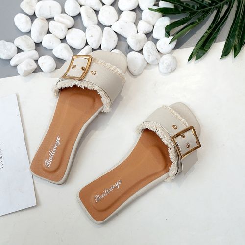 Sandales femme FURREZIO en tissu - semelle Compose a la fin Ref 2672753