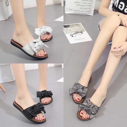 Sandales femme FURREZIO en satin - semelle caoutchouc Ref 2672772