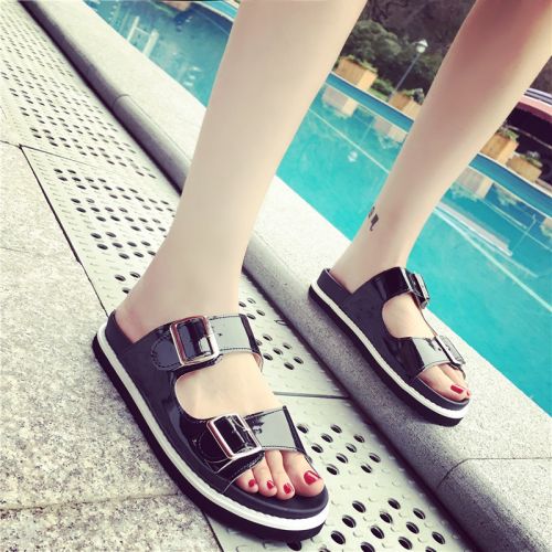 Sandales femme FURREZIO en PU - semelle caoutchouc Ref 2672788