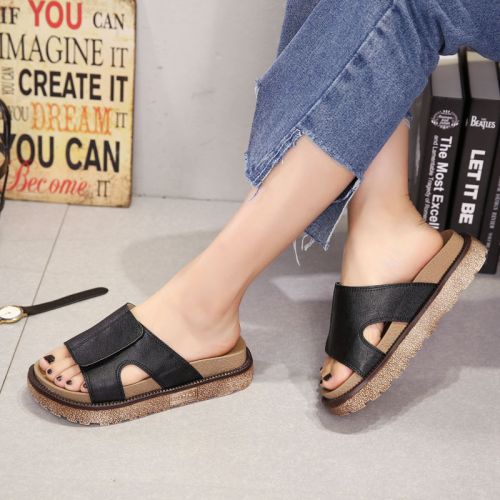 Sandales femme FURREZIO en PU - semelle caoutchouc Ref 2672812