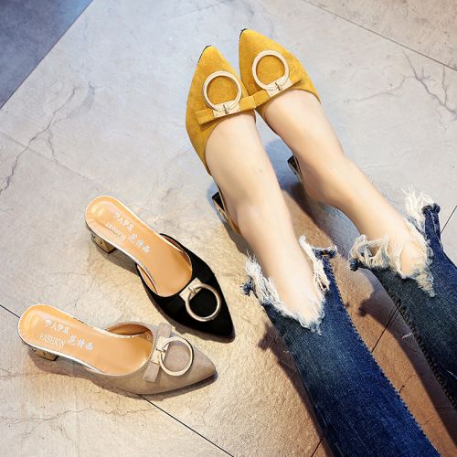 Sandales femme FURREZIO en Daim - semelle caoutchouc Ref 2672877