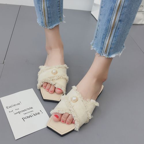 Sandales femme CRRCRRCRR en tissu - semelle caoutchouc Ref 2672945