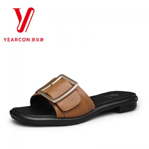 Sandales femme YEARCON en couche de cuir premiere - semelle plastique Ref 2673003