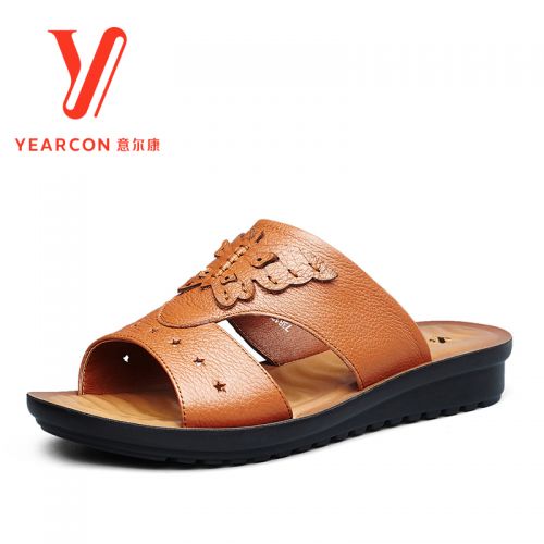 Sandales femme YEARCON en couche de cuir premiere - semelle plastique Ref 2673004