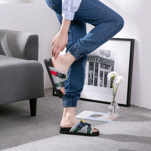 Sandales femme SELFTREND en engrener - semelle caoutchouc Ref 2673051