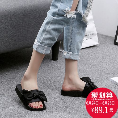 Sandales femme SELFTREND en satin - semelle caoutchouc Ref 2673071