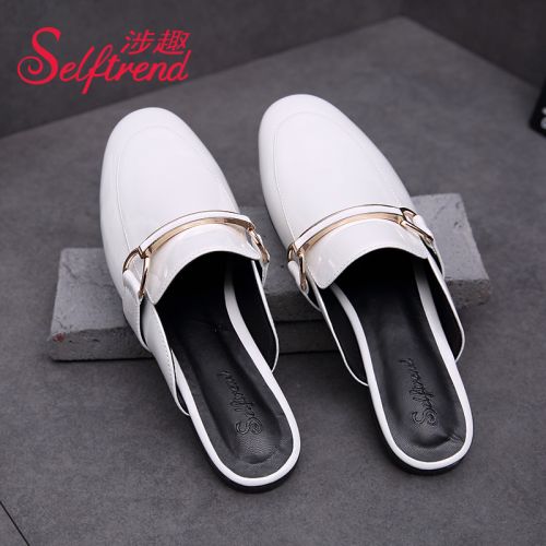 Sandales femme SELFTREND en PU - semelle caoutchouc Ref 2673075