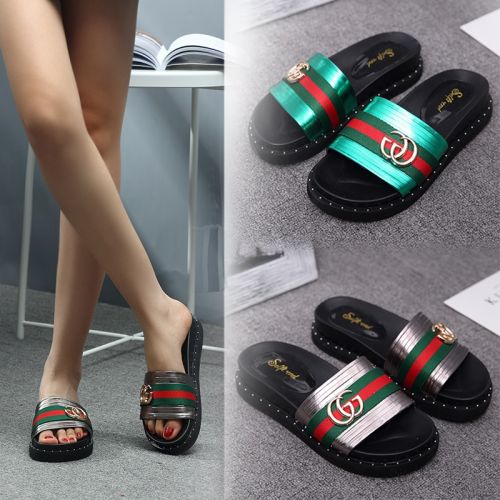 Sandales femme SELFTREND en PU - semelle caoutchouc Ref 2673082