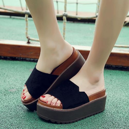 Sandales femme en Daim - semelle polyurethane Ref 2673194