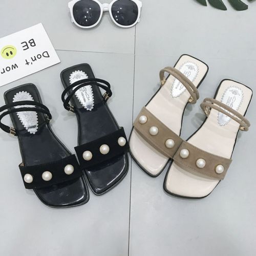 Sandales femme en Daim - semelle caoutchouc Ref 2673237