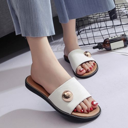 Sandales femme en PU - semelle caoutchouc Ref 2673239