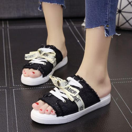 Sandales femme en tissu - semelle caoutchouc Ref 2673241