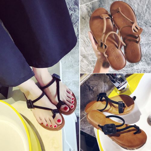 Sandales femme en Daim - semelle caoutchouc Ref 2673249