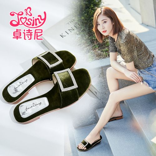 Sandales femme JOSINY en Daim - semelle caoutchouc Ref 2673351