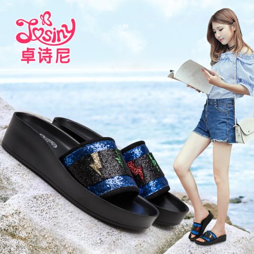 Sandales femme JOSINY en Une variete de materiaux epissage - semelle polyurethane Ref 2673352
