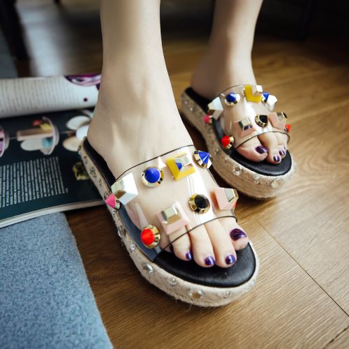 Sandales femme en PU - Ref 2673399